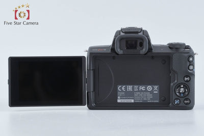 【中古】Canon キヤノン EOS Kiss M EF-M 15-45 IS STM レンズキット ブラック