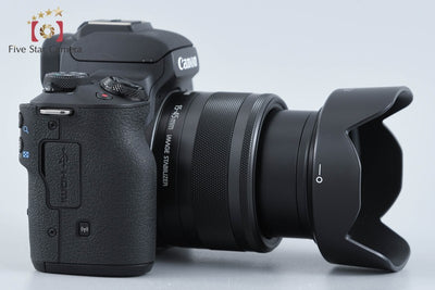【中古】Canon キヤノン EOS Kiss M EF-M 15-45 IS STM レンズキット ブラック