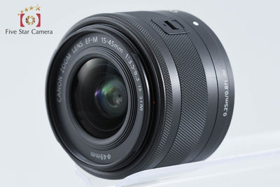 【中古】Canon キヤノン EOS Kiss M EF-M 15-45 IS STM レンズキット ブラック