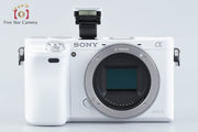 【中古】SONY ソニー α6000 ILCE-6000 ダブルズームレンズキット ホワイト シャッター回数僅少 多言語対応