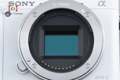 【中古】SONY ソニー α6000 ILCE-6000 ダブルズームレンズキット ホワイト シャッター回数僅少 多言語対応