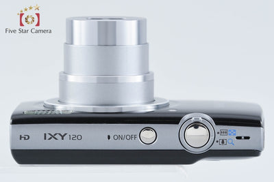 【中古】Canon キヤノン IXY 120 ブラック コンパクトデジタルカメラ
