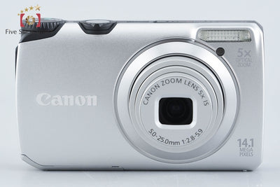 【中古】Canon キヤノン PowerShot A3200 IS シルバー コンパクトデジタルカメラ