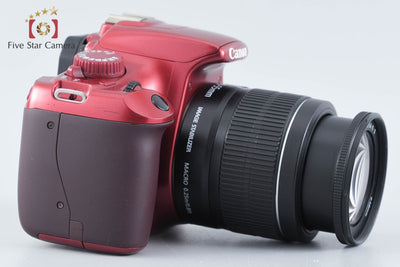 【中古】Canon キヤノン EOS Kiss X50 18-55 レンズキット レッド