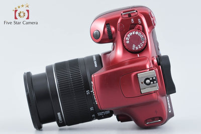 【中古】Canon キヤノン EOS Kiss X50 18-55 レンズキット レッド