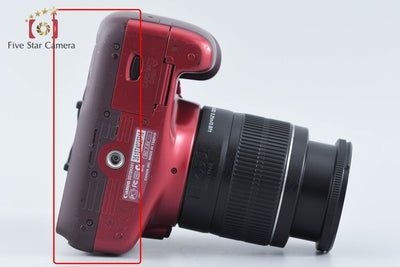 【中古】Canon キヤノン EOS Kiss X50 18-55 レンズキット レッド