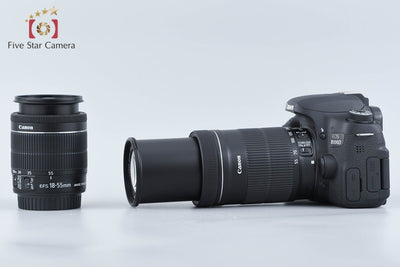 【中古】Canon キヤノン EOS 8000D ダブルズームレンズキット 元箱付き