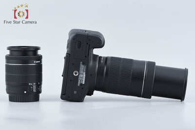 【中古】Canon キヤノン EOS 8000D ダブルズームレンズキット 元箱付き