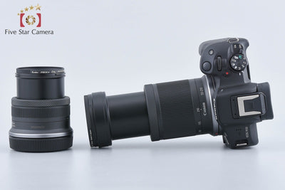 【中古】Canon キヤノン EOS R50 ダブルズームキット ブラック シャッター回数僅少 元箱付き