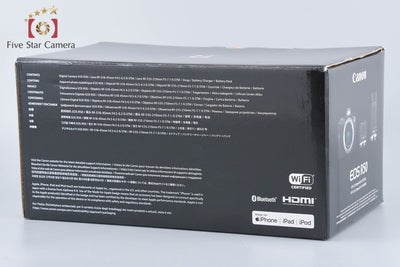 【中古】Canon キヤノン EOS R50 ダブルズームキット ブラック シャッター回数僅少 元箱付き