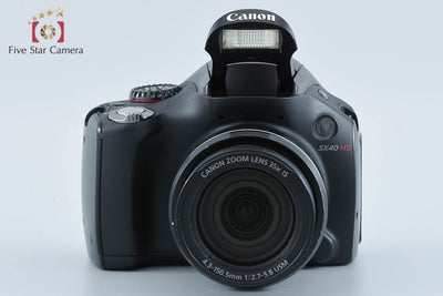 【中古】Canon キヤノン PowerShot SX40 HS ブラック コンパクトデジタルカメラ