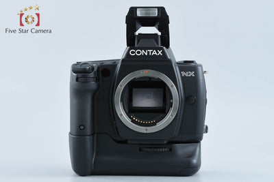 【中古】CONTAX コンタックス NX フィルム一眼レフカメラ + P-10 バッテリーホルダー + D-11 データバック