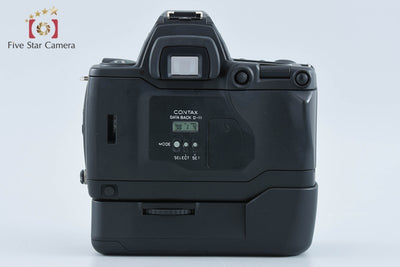 【中古】CONTAX コンタックス NX フィルム一眼レフカメラ + P-10 バッテリーホルダー + D-11 データバック