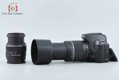 【中古】SONY ソニー α380 DSLR-A380 ダブルズームレンズキット シャッター回数僅少