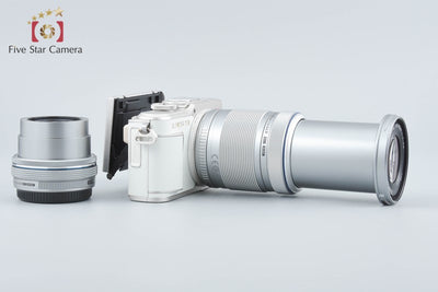 【中古】OLYMPUS オリンパス PEN E-PL9 ホワイト EZ ダブルズームキット シャッター回数僅少