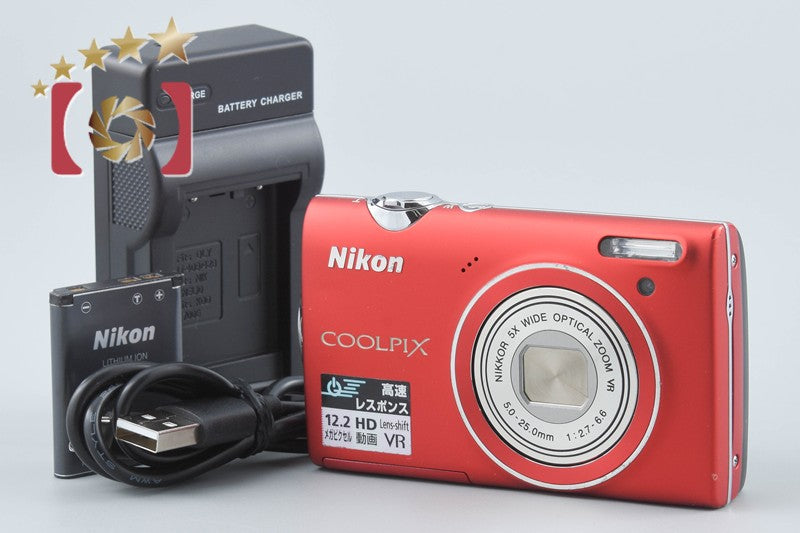 【中古】Nikon ニコン COOLPIX S5100 クリアレッド コンパクトデジタルカメラ