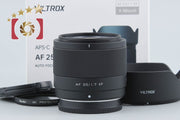 【中古】VILTROX ビルトロックス AF 25mm f/1.7 STM ASPH ED IF 富士フイルムXマウント用 元箱付き