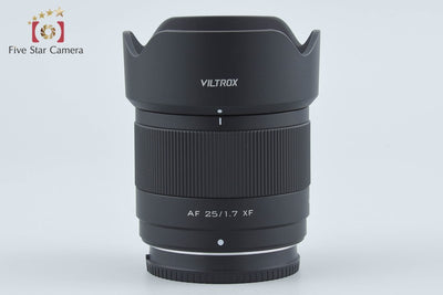 【中古】VILTROX ビルトロックス AF 25mm f/1.7 STM ASPH ED IF 富士フイルムXマウント用 元箱付き
