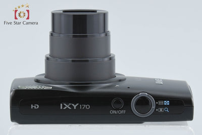 【中古】Canon キヤノン IXY 170 ブラック コンパクトデジタルカメラ
