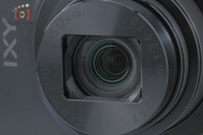 【中古】Canon キヤノン IXY 170 ブラック コンパクトデジタルカメラ