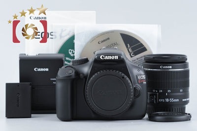 【中古】Canon キヤノン EOS Kiss X50 18-55 レンズキット ブラック シャッター回数僅少