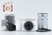【中古】OLYMPUS オリンパス PEN E-PL9 ホワイト EZ ダブルズームキット シャッター回数僅少