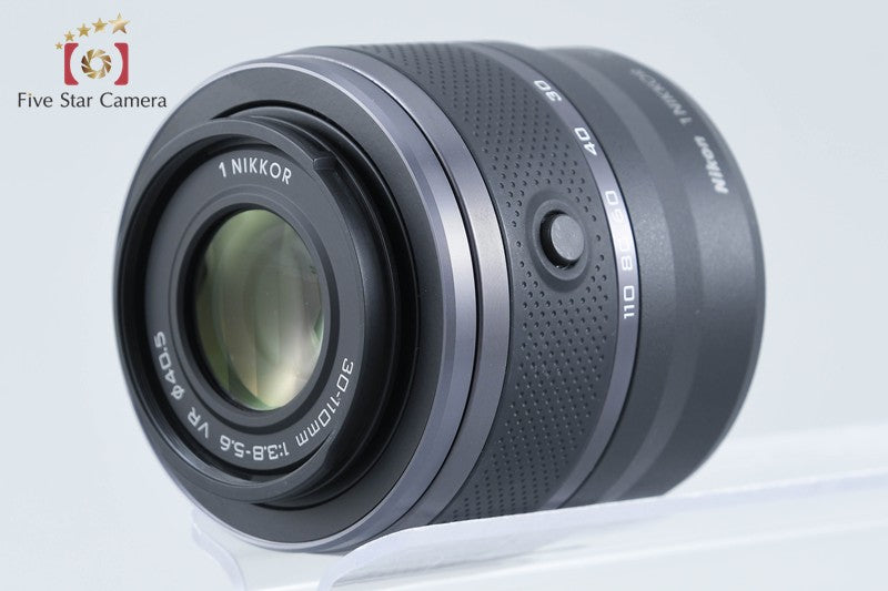 ⭐️美品⭐️Nikon 1 NIKKOR 30-110mm VR ブラック 中古】Nikon ニコン 1 NIKKOR 30-110mm f/3.8-5.6 VR ブラック – Five