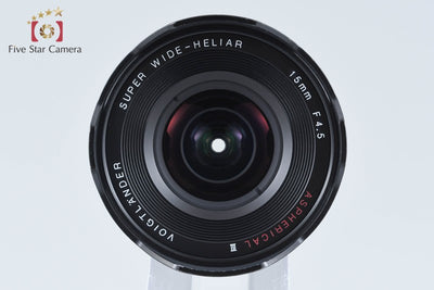 【中古】Voigtlander フォクトレンダー SUPER WIDE-HELIAR 15mm f/4.5 III Aspherical ライカMマウント