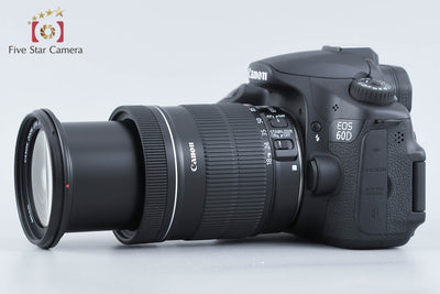 【中古】Canon キヤノン EOS 60D EF-S 18-135 IS レンズキット シャッター回数僅少 元箱付き