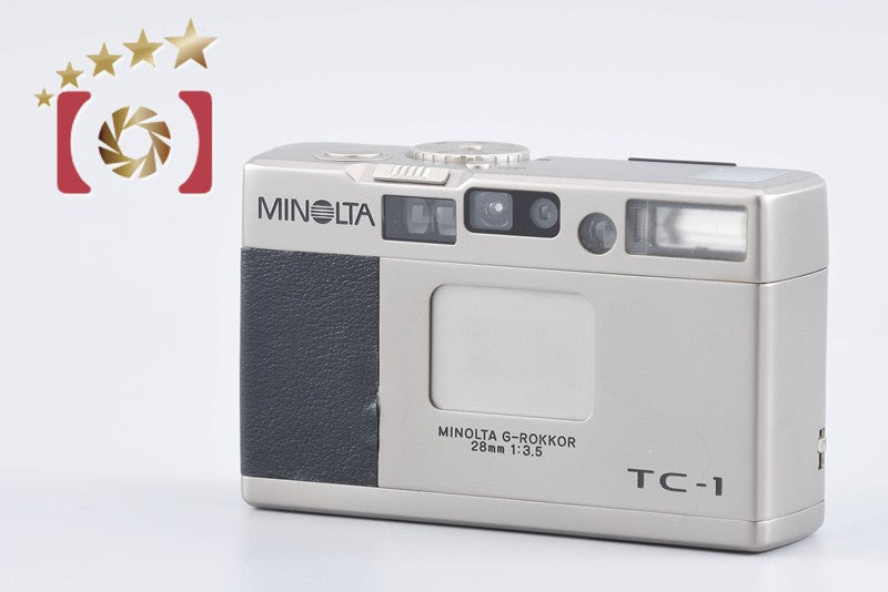 MINOLTA TC-1 コンパクトフィルムカメラ【中古】 中古】MINOLTA ミノルタ TC-1 コンパクトフィルムカメラ – Five Star