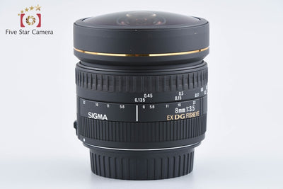 【中古】SIGMA シグマ 8mm f/3.5 EX DG FISHEYE キヤノン用