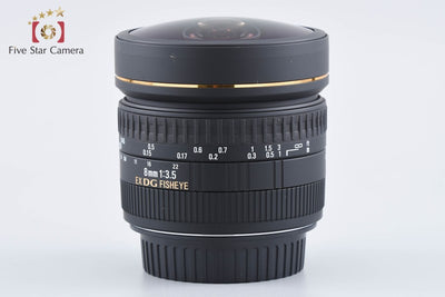 【中古】SIGMA シグマ 8mm f/3.5 EX DG FISHEYE キヤノン用
