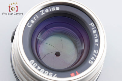 【中古】CONTAX コンタックス Carl Zeiss Planar 45mm f/2 T*