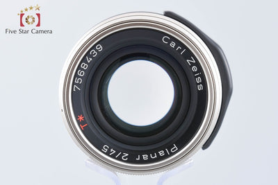 【中古】CONTAX コンタックス Carl Zeiss Planar 45mm f/2 T*