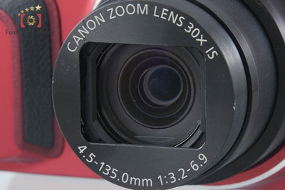 【中古】Canon キヤノン PowerShot SX700 HS レッド コンパクトデジタルカメラ