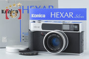 【中古】Konica コニカ HEXAR AF シルバー コンパクトフィルムカメラ 元箱付き