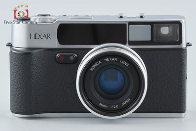 【中古】Konica コニカ HEXAR AF シルバー コンパクトフィルムカメラ 元箱付き