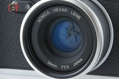 【中古】Konica コニカ HEXAR AF シルバー コンパクトフィルムカメラ 元箱付き