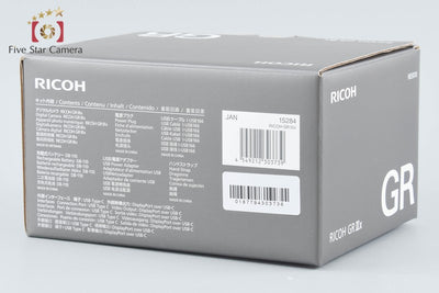 【中古】RICOH リコー GR IIIx コンパクトデジタルカメラ シャッター回数僅少 元箱付き
