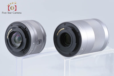 【中古】Canon キヤノン EOS Kiss M ダブルズームキット ホワイト 元箱付き