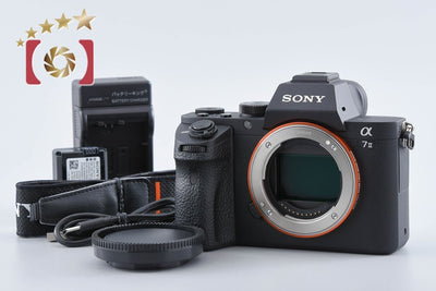 【中古】SONY ソニー α7II ILCE-7M2 ミラーレス一眼カメラ シャッター回数僅少 多言語対応