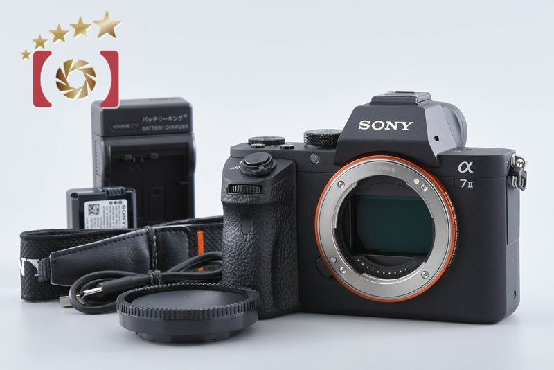 【中古】SONY ソニー α7II ILCE-7M2 ミラーレス一眼カメラ シャッター回数僅少 多言語対応