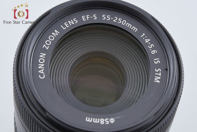 【中古】Canon キヤノン EF-S 55-250mm f/4-5.6 IS STM