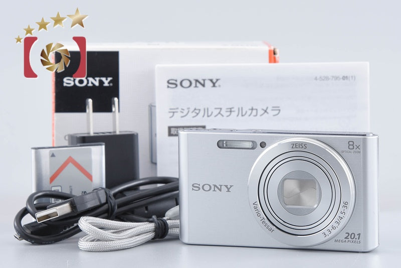 【中古】SONY ソニー Cyber-Shot DSC-W830 シルバー コンパクトデジタルカメラ 元箱付き