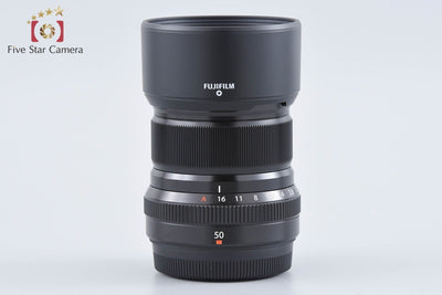 【中古】FUJIFILM 富士フイルム XF 50mm f/2 R WR ブラック
