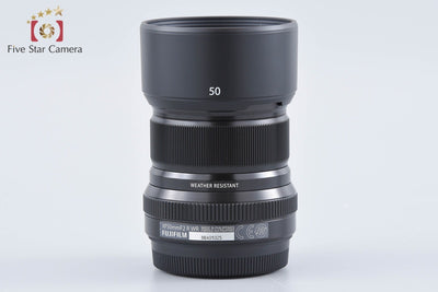 【中古】FUJIFILM 富士フイルム XF 50mm f/2 R WR ブラック