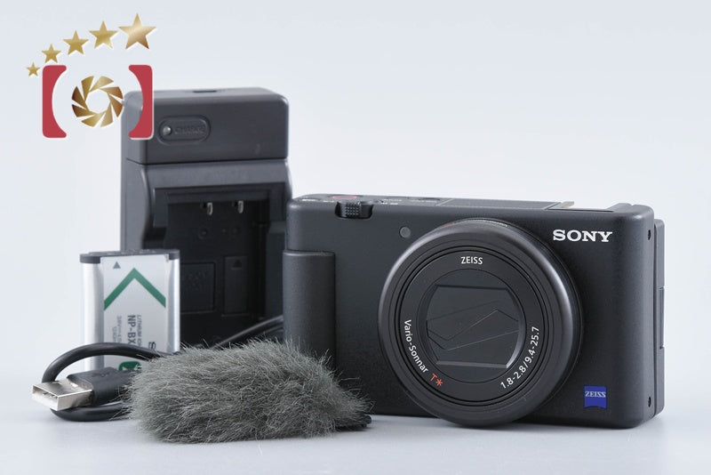 【中古】SONY ソニー VLOGCAM ZV-1 ブラック コンパクトデジタルカメラ
