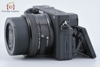 【中古】SONY ソニー α6400 ILCE-6400 ブラック パワーズームレンズキット シャッター回数僅少 多言語対応