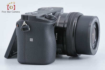 【中古】SONY ソニー α6400 ILCE-6400 ブラック パワーズームレンズキット シャッター回数僅少 多言語対応