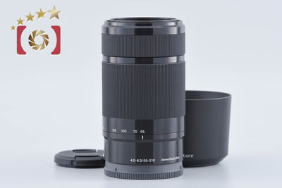 【中古】SONY ソニー E 55-210mm f/4.5-6.3 OSS SEL55210 ブラック